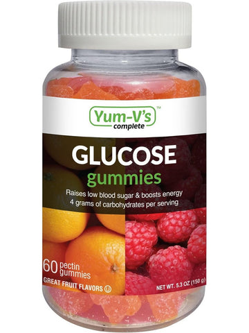 YumV's, Glucose Gummies, Great Fruit Flavors, 60 Pectin Gummies