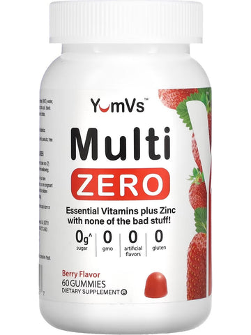 YumV's, Multi Zero, Berry, 60 Gummies