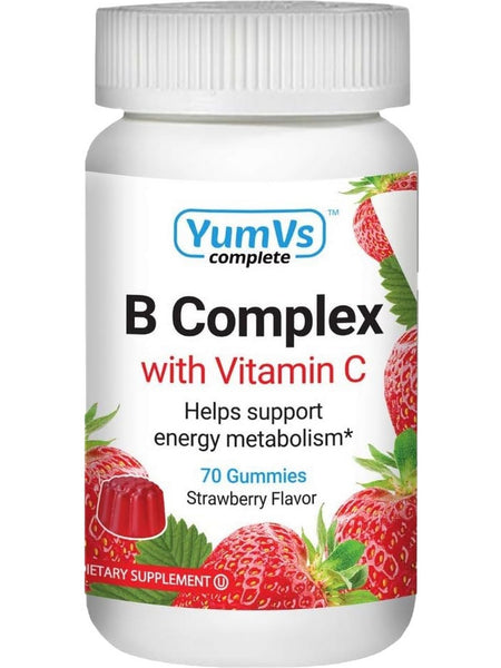 YumV's, B Complex with Vitamin C, Strawberry, 70 Gummies