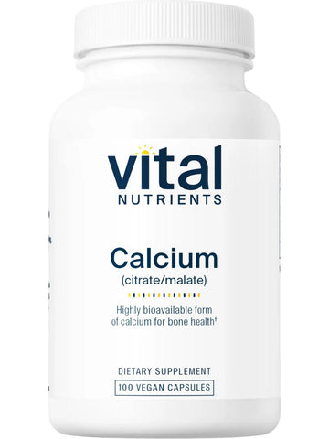 Vital Nutrients, Calcium (Citrate/Malate) 150mg, 100 vegetarian capsules