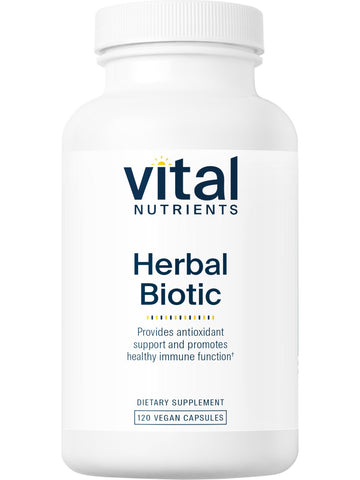 Vital Nutrients, Herbal Biotic, 120 vegetarian capsules