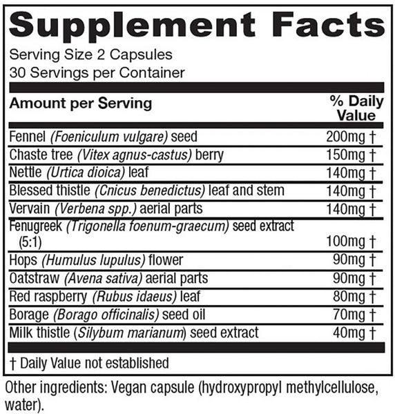 Vitanica, Lactation Blend, 60 Vegetarian Capsules