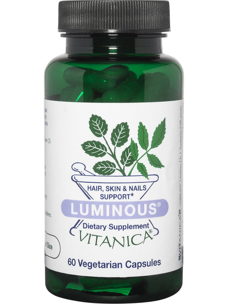 Vitanica, Luminous, 60 Vegetarian Capsules