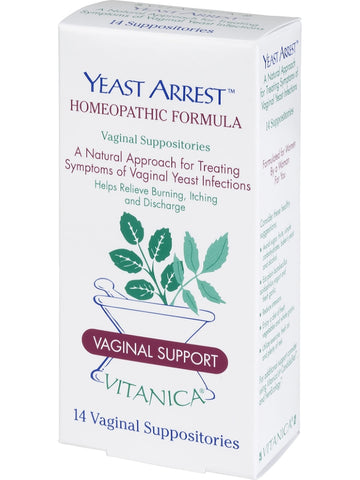 Vitanica, Yeast Arrest, 14 Suppositories