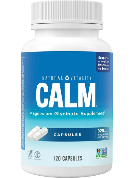 Natural Vitality, Calm, Magnesium Glycinate, 120 Capsules