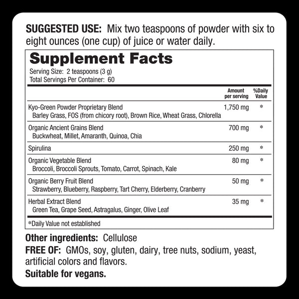 Wakunaga, Kyo Green, Harvest Blend, Immune Defense, 6.3 oz
