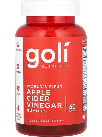 Goli Nutrition, Apple Cider Vinegar Gummies, 60 Gummies