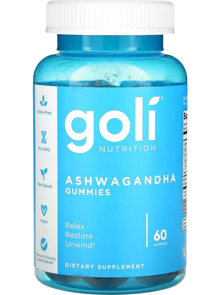 Goli Nutrition, Ashwagandha Gummies, 60 Gummies