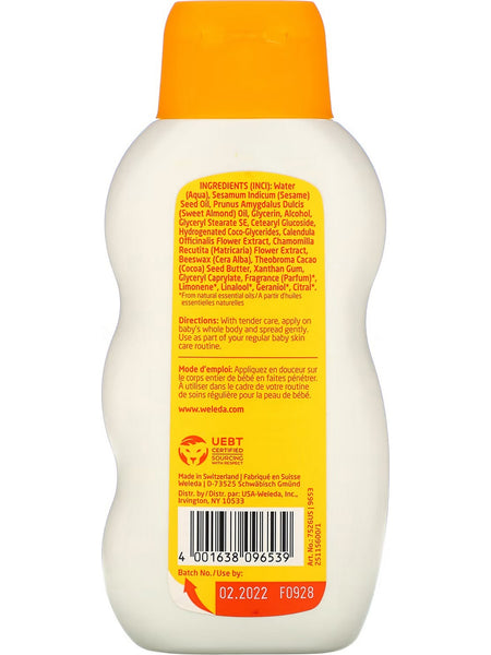 Weleda, Baby Comforting Body Lotion, Calendula Extracts, 6.8 fl oz