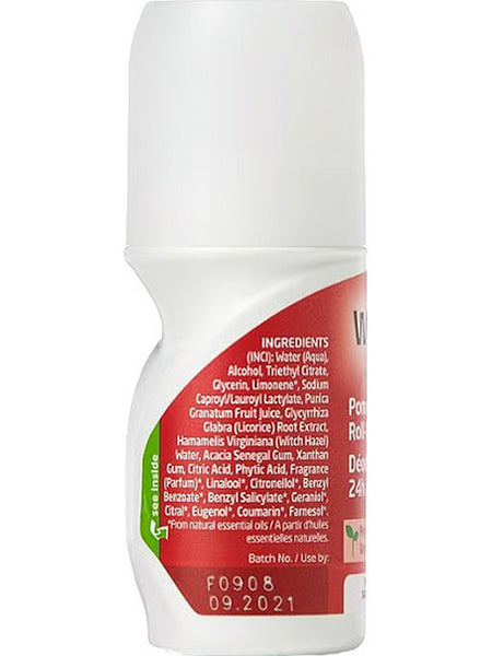 Weleda, 24h Deo Roll-On, Granatapfel Pomegranate, 50 ml