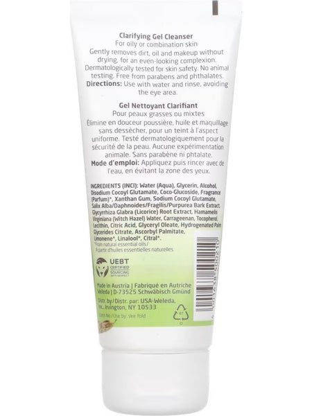 Weleda, Clarifying Gel Cleanser, Willow Bark Extracts, 3.4 fl oz