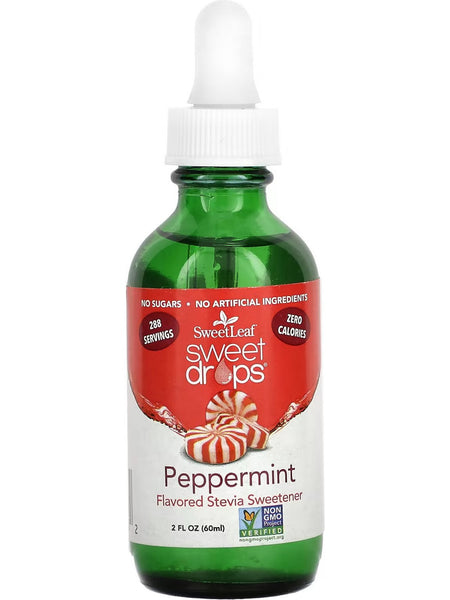 SweetLeaf, Liquid Stevia Peppermint, 2 fl oz