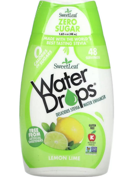 SweetLeaf, Water Drops Lemon Lime, 1.62 fl oz