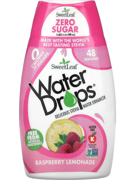 SweetLeaf, Water Drops Raspberry Lemonade, 1.62 fl oz