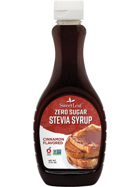 SweetLeaf, SweetLeaf Sugar Free Stevia Syrup Cinnamon, 12 fl oz