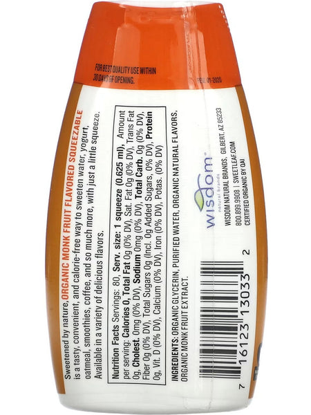 SweetLeaf, SweetLeaf Organic Monk Fruit Sweetener Squeezable English Toffee, 1.7 oz fl oz