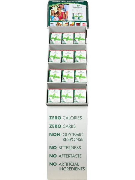 SweetLeaf, Stevia Plus Sweetener Plus Floor Display, 48 packs