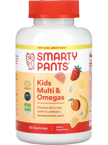 SmartyPants Vitamins, Kids Multi and Omegas, 120 Gummies