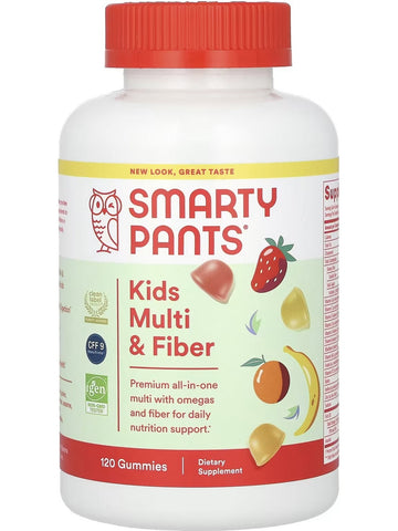 SmartyPants Vitamins, Kids Multi and Fiber, 120 Gummies