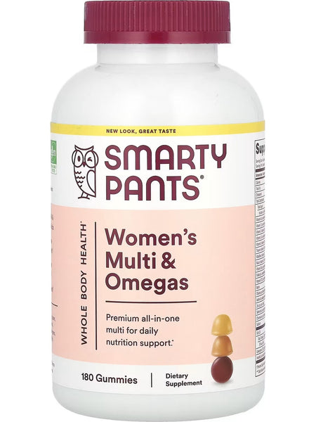 SmartyPants Vitamins, Women's Multi and Omegas, 180 Gummies
