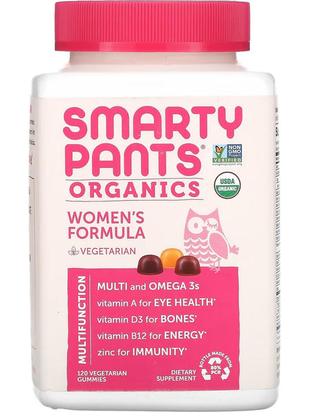 SmartyPants Vitamins, Organics Women's Formula, 120 Vegetarian Gummies