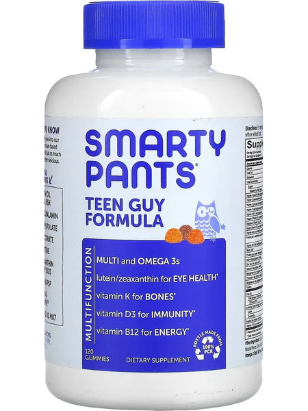SmartyPants Vitamins, Teen Guy Formula, 120 Gummies