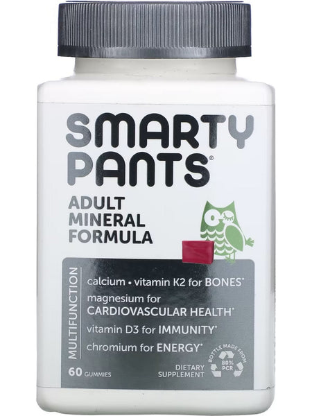 SmartyPants Vitamins, Adult Mineral Formula, 60 Gummies