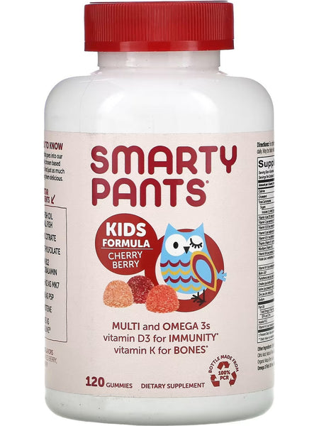 SmartyPants Vitamins, Kids Formula Cherry Berry, 120 Gummies