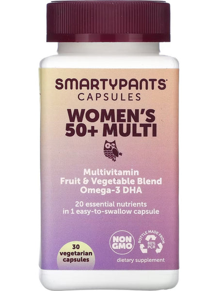 SmartyPants Vitamins, Women's 50+ Multi, 30 Vegetarian Capsules