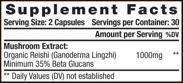 Eidon Ionic Minerals, Reishi, 60 Capsules