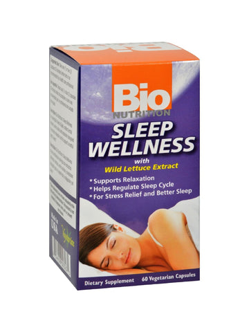 Bio Nutrition, Sleep Wellness w/Wild Lettuce, 60 vegicaps