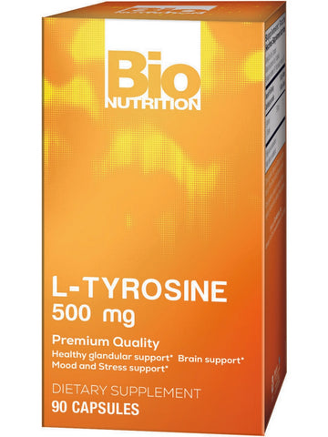 Bio Nutrition, L-Tyrosine 500 mg, 90 Capsules