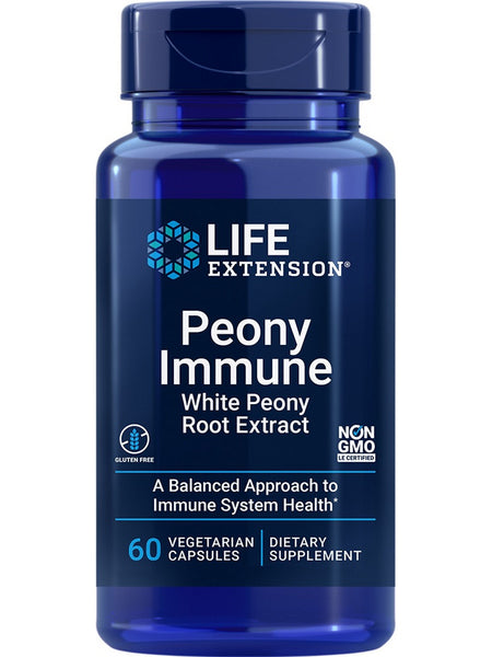 Life Extension, Peony Immune with Peony Root Extract, 60 vegetarian capsules