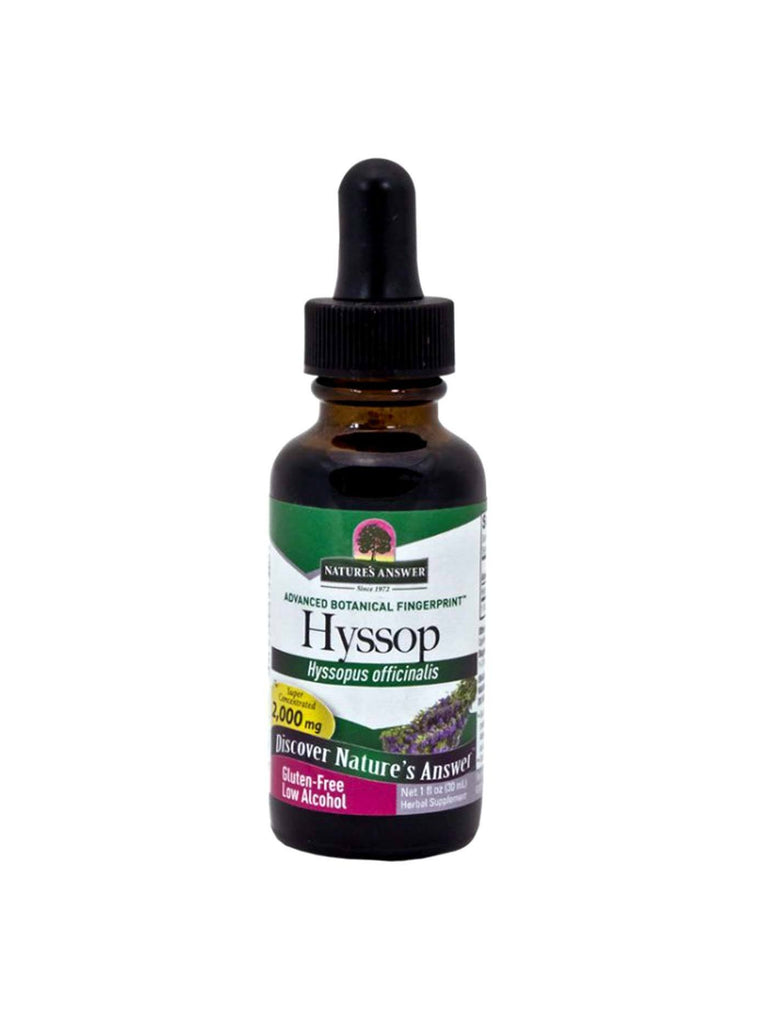 Hyssop Herb Extract, 1 oz, Nature's Answer