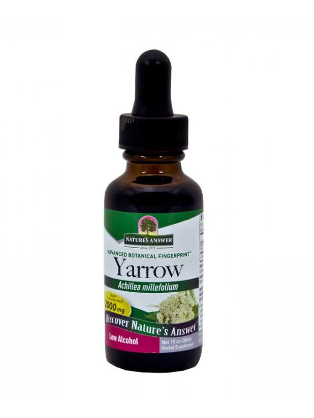 Yarrow Flowers Extract, 1 oz, Nature's Answer