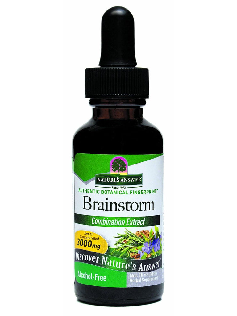 Brainstorm Alcohol Free Extract, 1 oz, Nature's Answer