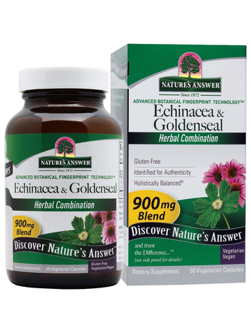 Echinacea-Goldenseal, 60 vegicaps, Nature's Answer