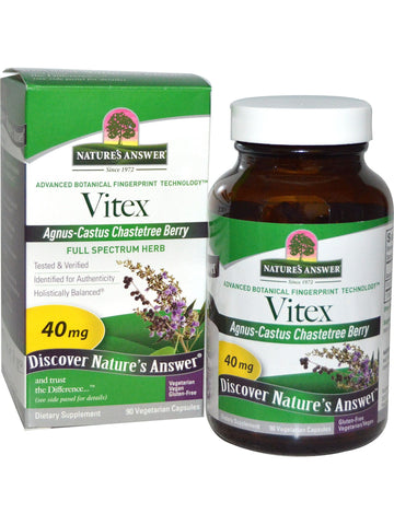 Vitex Agnus-Castus (Chastetree Berry), 90 caps, Nature's Answer