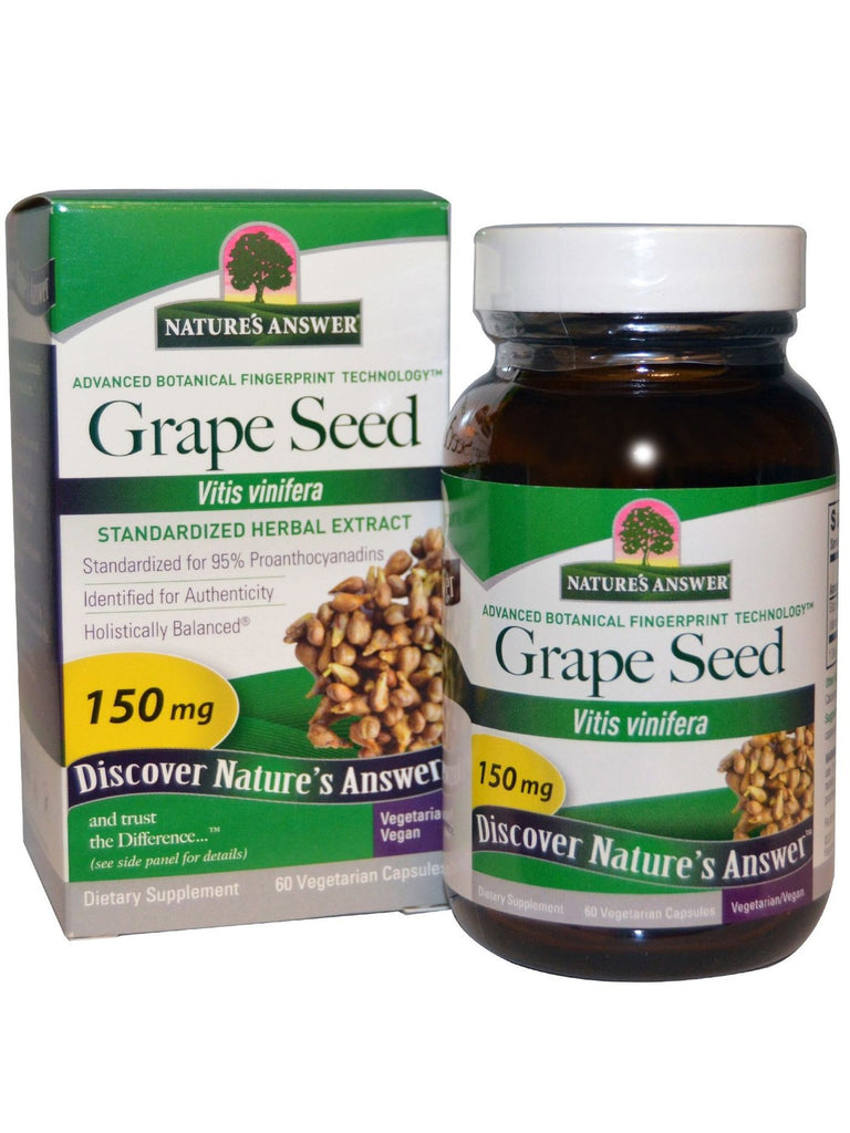 Grape Seed Standardized, 60 vegicaps, Nature's Answer