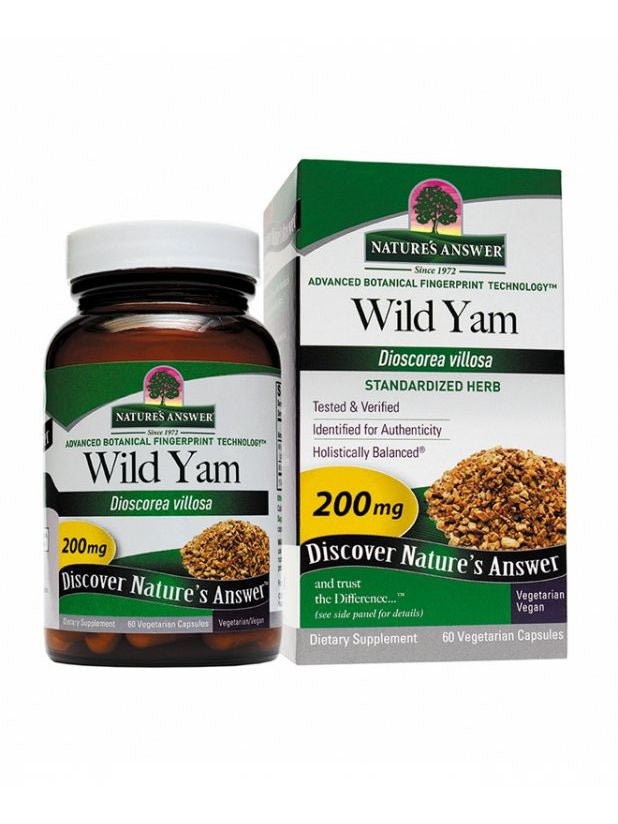 Wild Yam Root Standardized, 60 vegicaps, Nature's Answer