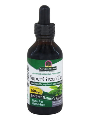 Super Green Tea Extract Alcohol Free, 2 oz, Nature's Answer