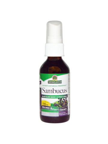 Sambucus Extract Spray, 2 oz, Nature's Answer