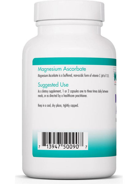 NutriCology, Magnesium Ascorbate Buffered Form Vitamin C, 100 Vegetarian Capsules