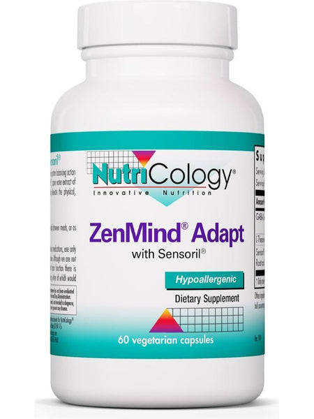 NutriCology, ZenMind Adapt with Sensoril, 60 Vegetarian Capsules