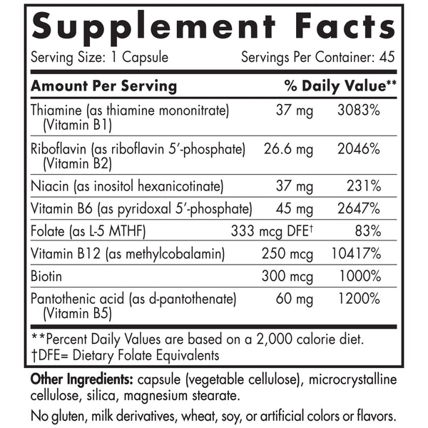 Nordic Naturals, Vitamin B Complex, 45 Capsules