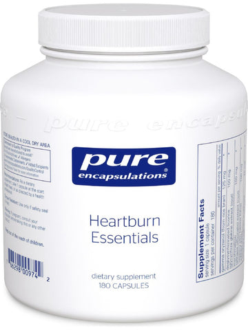 Pure Encapsulations, Heartburn Essentials, 180 caps