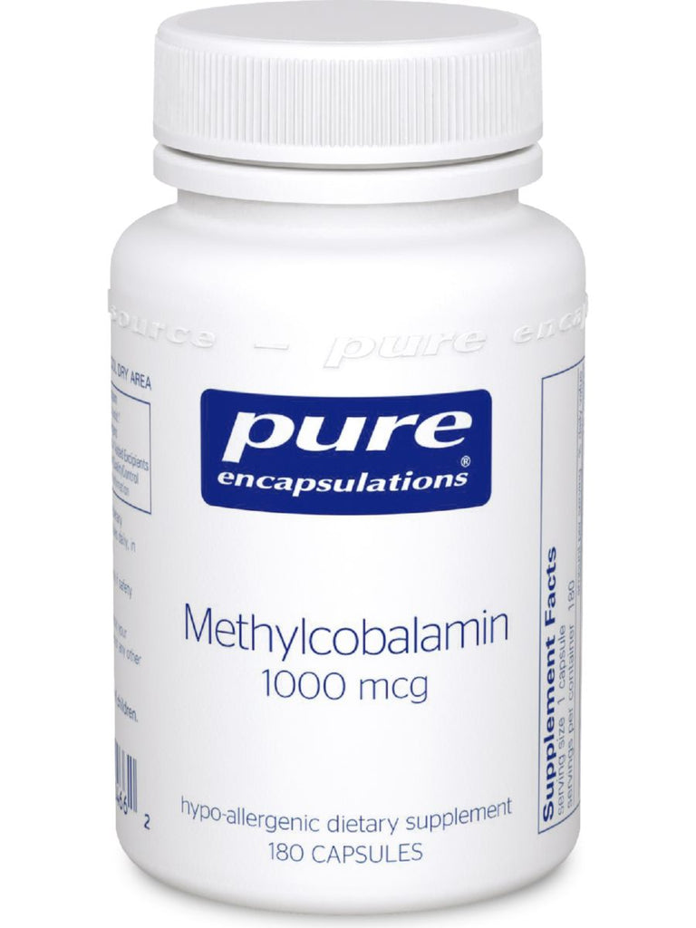 Pure Encapsulations, Methylcobalamin 1000 mcg, 180 vcaps