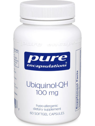 Pure Encapsulations, Ubiquinol-QH, 100 mg, 60 gels