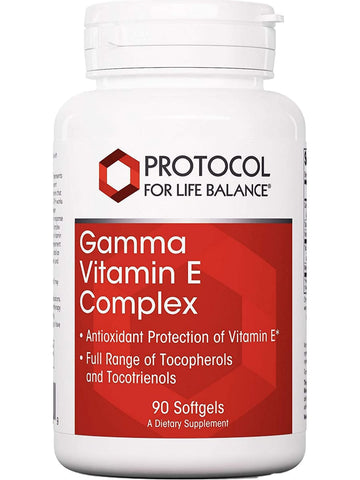 Protocol For Life Balance, Gamma Vitamin E Complex, 90 Softgels