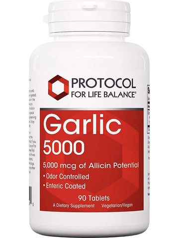 Protocol For Life Balance, Garlic, 5,000, 90 Tablets